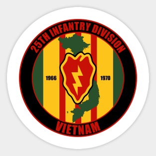 25th Infantry Division Vietnam Sticker